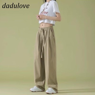 DaDulove💕 New American Ins High Street Thin Casual Pants Niche High Waist Loose Wide Leg Pants Large Size Trousers