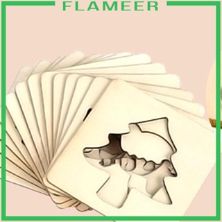 [Flameer] แผ่นไม้ฉลุลาย ฉลุลาย DIY สําหรับตกแต่งงานหัตถกรรม งานวันเกิดเด็กผู้ชาย