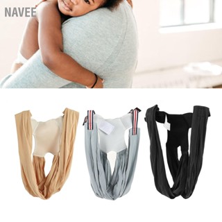 NAVEE Baby Wrap Carrier ฟรีปรับขนาดผ้าฝ้ายระบายอากาศ M รูปได้ถึง 44lbs Slings สำหรับ 0 ถึง 3 ปี