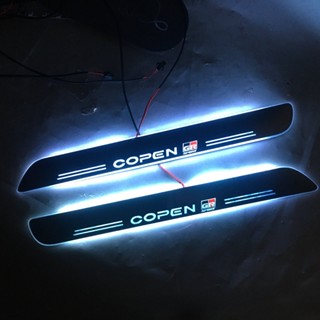 แผ่นกันรอยประตู led สําหรับ Daihatsu Copen