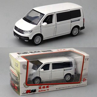 Jkm โมเดลรถยนต์ MPV 1:32 Volkswagen T6 Maitway ของเล่นสําหรับเด็ก