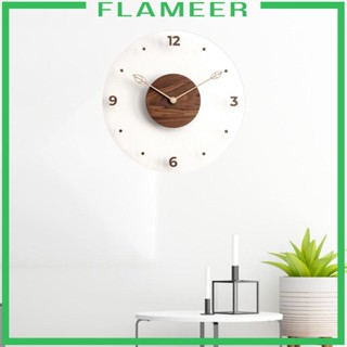 [Flameer] นาฬิกาแขวนผนัง ขนาดใหญ่ ใช้แบตเตอรี่ ไร้กรอบ สําหรับเด็ก