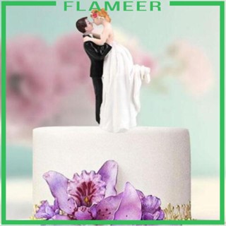 [Flameer] ฟิกเกอร์เรซิ่น รูปเจ้าบ่าวโรแมนติก สําหรับตกแต่งเค้กงานแต่งงาน