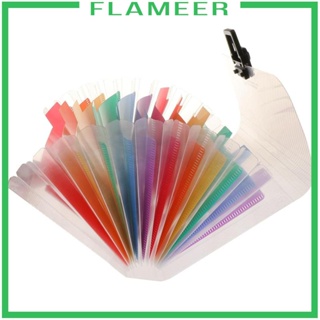 [Flameer] แฟ้มเปล่า แบบขยาย 6 13 ช่อง สําหรับใส่ใบเสร็จ เช็คการ์ด สติกเกอร์แท็บเปล่า