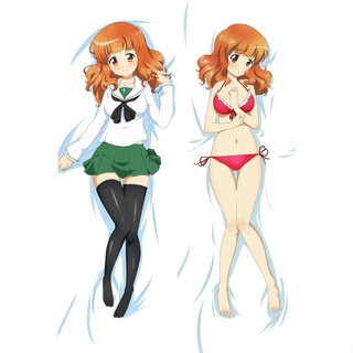 ปลอกหมอน ลายอนิเมะ Saori Takebe Girls und Panzer Dakimakura ขนาด 50x150 ซม. สําหรับกอดร่างกาย