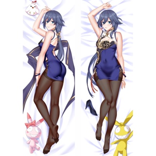 ปลอกหมอน ลายอนิเมะ Shark Honkai Impact 3rd Dakimakura ขนาด 50x150 ซม.