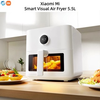 Xiaomi MI Mijia Smart Visual Air Fryer 5.5L หม้อทอดไร้น้ํามัน อเนกประสงค์ ความจุขนาดใหญ่ ไม่ต้องดูผ่าน ของขวัญ