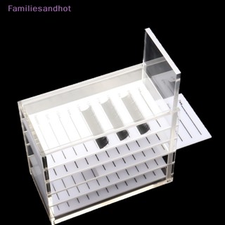 Familiesandhot&gt; กล่องเก็บขนตา ต่อขนตา ที่จัดระเบียบขนตา แผ่นจัดเก็บ ที่ใส่เครื่องมือต่อขนตาได้ดี