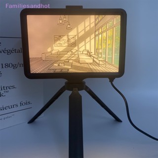 Familiesandhot&gt; กรอบรูปเรืองแสง Led สามสี สําหรับตกแต่ง