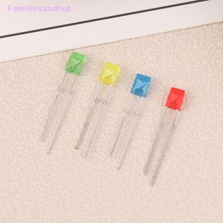 Familiesandhot&gt; ไดโอดเปล่งแสง LED ทรงสี่เหลี่ยม 2X3X4 234 4 สี 2*3*4 อุปกรณ์เสริม DIY 100 ชิ้น