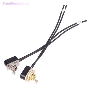 Familiesandhot&gt; AC 250V 3A สวิตช์สลับเปิด / ปิด แบบมีสาย มาตรฐาน พร้อมสายเคเบิล สัมผัสได้ดี