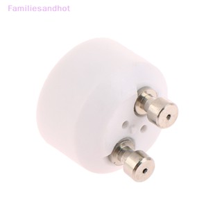 Familiesandhot&gt; GU10 เป็น MR16 คุณภาพสูง ฐานซ็อกเก็ตเซรามิก Haen หลอดไฟ LED G4 GU5.3 GY6.35 Pin อะแดปเตอร์แปลง สีขาว ที่ใส่หลอดไฟอย่างดี