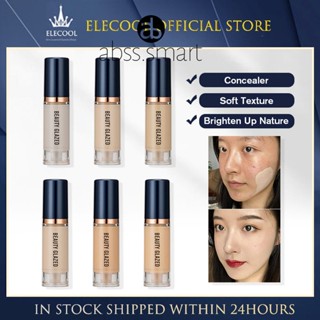 Beauty Glazed Full Cover Matte Liquid Foundation Poreless Finish กันน้ำ Contour Palette คอนซีลเลอร์ 6ml TECH3