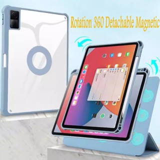 เคสอะคริลิคใส กันกระแทก พร้อมช่องใส่ดินสอ สําหรับ Xiaomi Redmi Pad 10.61 นิ้ว 2022