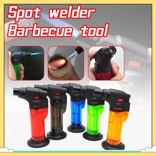 [COD] หัวพ่นไฟ ไฟฟู่กันลม สำหรับ BBQ แคมป์ปิ้ง ไฟแช็คแก๊ส เติมแก๊สได้ Spray gun lighter