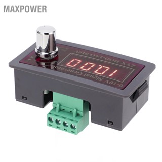 Maxpower 0-10V เครื่องกำเนิดสัญญาณแบบปรับได้ PLC เครื่องวัดความถี่สัญญาณโมดูลกำเนิดแรงดันไฟฟ้า 15-30VDC