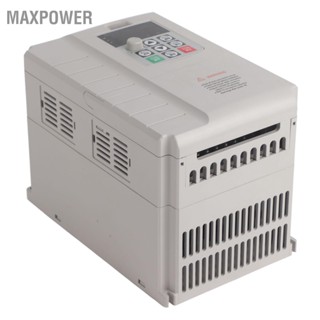 Maxpower ตัวแปลงความถี่ อินเวอร์เตอร์ควบคุมความเร็วมอเตอร์ 3 เฟส อินพุต 220V เอาต์พุต 380V 4KW