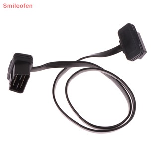 [Smileofen] เครื่องสแกนเนอร์วินิจฉัยรถยนต์ OBD2 60 ซม. 16Pin 8 Core ตัวผู้ เป็นตัวเมีย