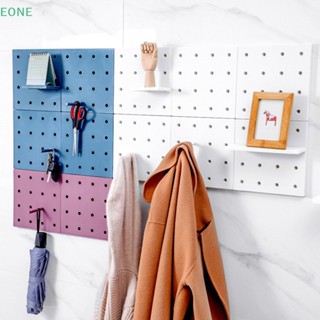 Eone แผ่นบอร์ดวางโชว์ Pegboard แบบติดผนัง สําหรับห้องนั่งเล่น ขายดี