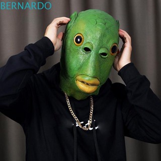 Bernardo หน้ากากคอสเพลย์ รูปหัวปลา สีเขียว สําหรับผู้หญิง