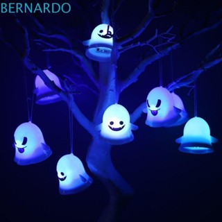 Bernardo จี้รูปผี LED ขนาดเล็ก หลากสีสัน สําหรับแขวนตกแต่งปาร์ตี้ฮาโลวีน