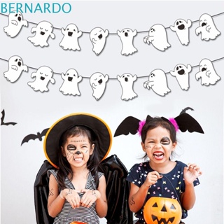 Bernardo แบนเนอร์กระดาษ ลายผีฮาโลวีน 2 ชิ้น สําหรับแขวนตกแต่งผนังบ้าน DIY