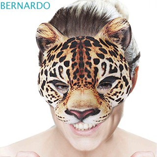 Bernardo หน้ากาก ลายเสือดาว ตลก สําหรับปาร์ตี้|หน้ากากเต้นรํา ลายเสือดาว สัตว์