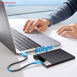 [Smileofen] ฮาร์ดไดรฟ์ภายนอก ความเร็วสูง 2.5 นิ้ว Micro B USB 3.0 Type-C 5TB 5Gbps HD