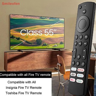 [Smileofen] ใหม่ รีโมตคอนโทรล แบบเปลี่ยน สําหรับ Toshiba Fire TV Insignia Fire TV IR พร้อม Prime Video Netflix HBO Vue ImdbTV Hulu NO VOICE