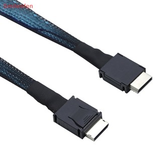 [Smileofen] Pcie Oculink SFF 8611 4I เป็น MINI SAS SFF-8611 4I สายเคเบิลเซิร์ฟเวอร์ ความเร็วสูง