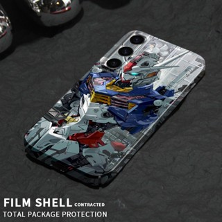 เคสโทรศัพท์มือถือ PC แข็ง ปิดด้านหลัง เนื้อเงา ลาย GUNDAM สําหรับ Samsung Galaxy S23 Plus Ultra S22 S21 S20 FE Note9 Note 10 Plus Pro