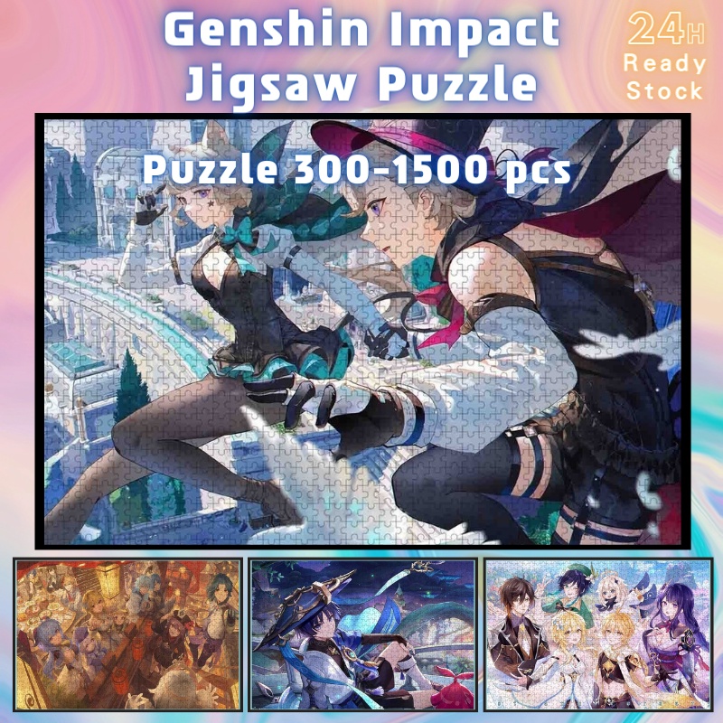 📣พร้อมส่ง📣【Genshin impact】 jigsaw puzzle จิ๊กซอว์ 1000 ชิ้น ชิ้นของเด็ก  จิ๊กซอว์ไม้ 1000 ชิ้น จิ๊กซอว์ 1000 ชิ้นสำหรับผู้ใหญ่ จิ๊กซอ จิ๊กซอว์ 500 ชิ้น🧩13 จิ๊กซอว์ 1000 ชิ้น สำหรับ ผู้ใหญ่ ตัวต่อจิ๊กซอว์ จิ๊กซอว์ การ์ตูน