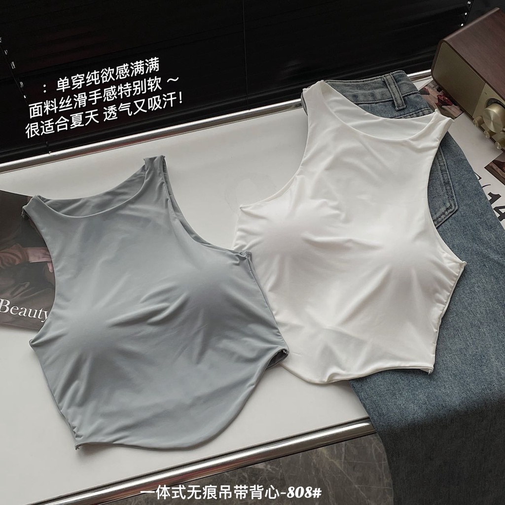 #106 สปอร์ตบรา เสื้อกล้าม สายเดี่ยว บราสายเดี่ยวแบบสวม COK ราคา ถูกที่สุด ดีลบีเคเค แกลเลอรีภาพที่ 7