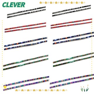 Clever สายคล้องแว่นตา แบบคล้องคอ ปรับได้ สีเขียว สีฟ้า สีแดง สีดํา 10 ชิ้น