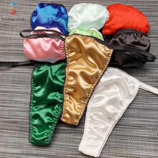 【TRSBX】Hot New Underwear Briefs G-string Low Waist Thong Artificial Silk Bikini