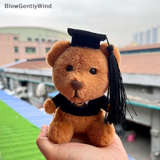 Blowgentlywind ตุ๊กตาหมี ผ้ากํามะหยี่ขนนิ่ม ของขวัญรับปริญญา 1 ชิ้น