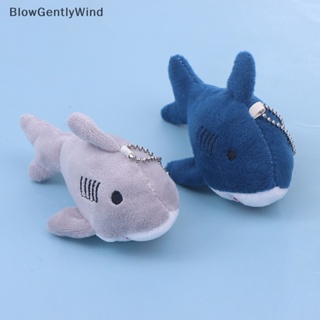 Blowgentlywind พวงกุญแจ จี้ตุ๊กตาการ์ตูนฉลามน่ารัก ของเล่นสําหรับเด็ก