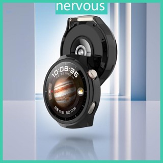 Nerv เคสป้องกัน พร้อมฟิล์มไฮโดรเจล สําหรับนาฬิกาข้อมือ Smartwatch Watch 4 Pro