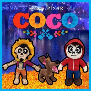 หมอนตุ๊กตานุ่ม รูปการ์ตูนอนิเมะ Coco ขนาด 30 ซม. ของเล่นสําหรับเด็ก