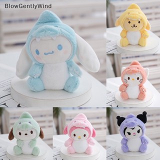 Blowgentlywind พวงกุญแจ จี้ตุ๊กตาการ์ตูนอนิเมะ My Melody Kuromi Cinnamoroll KT Cat Purin Dog ขนาดเล็ก 14 ซม. 1 ชิ้น BGW