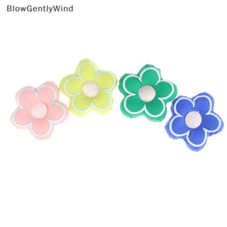 Blowgentlywind พวงกุญแจ จี้ตุ๊กตาน่ารัก ผ้าฝ้ายถัก รูปดอกไม้ DIY สําหรับห้อยกระเป๋า