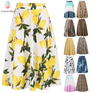 【TRSBX】Skirt Elastic Spandex Women 1pcs Casual Concealed High Waist Polyester
