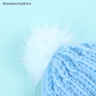 Blowgentlywind หมวกบีนนี่ถัก ขนาดเล็ก สําหรับตกแต่งบ้านตุ๊กตา 1/6 BGW