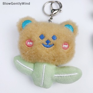 Blowgentlywind จี้ตุ๊กตาหมี กระต่าย 3D สีชมพู สร้างสรรค์ สําหรับห้อยกระเป๋า BGW