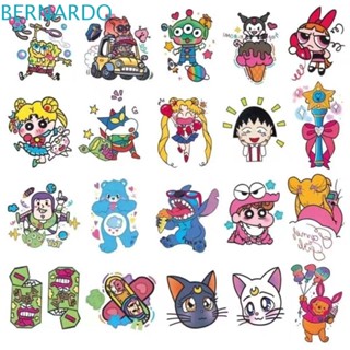 Bernardo สติกเกอร์รอยสักชั่วคราว ลายการ์ตูนปิกาจูน่ารัก แบบใช้แล้วทิ้ง แบบสร้างสรรค์ สําหรับเด็ก