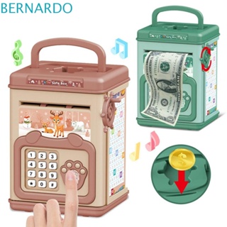 Bernardo กล่องเงิน กระปุกออมสิน แบบม้วนมือ สําหรับตกแต่งบ้าน|กล่องเก็บเงินสด เหรียญดิจิตอล ขนาดเล็ก