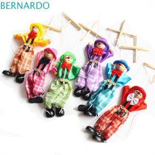 Bernardo หุ่นไม้ดึงเชือก ตลก วินเทจ ของขวัญเด็ก สีสันสดใส กิจกรรมร่วมกัน