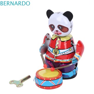 Bernardo ใหม่ ฟิกเกอร์หุ่นยนต์หมีแพนด้า กลองน่ารัก หลากสี สําหรับเก็บสะสม