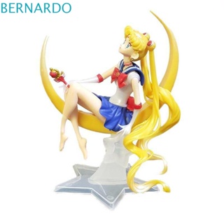 Bernardo โมเดลฟิกเกอร์ Tsukino Usagi Sailor Moon ของเล่นสําหรับเด็ก