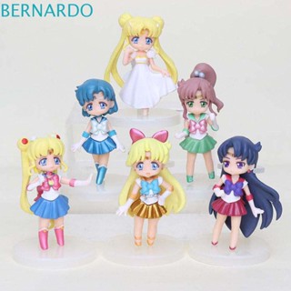 Bernardo ฟิกเกอร์ PVC รูปปั้นเซเลอร์มูน ซูเปอร์เซเลอร์มูน Tsukino Usagi ของเล่นสําหรับเด็ก